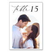 写真エレガントの表結婚番号 テーブルナンバー (正面)