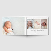 写真エレガントの《キリスト教》洗礼式や命名式またはバプテスマ ゲストブック (全面)