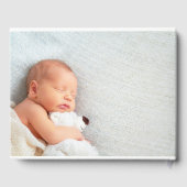 写真エレガントの《キリスト教》洗礼式や命名式またはバプテスマ ゲストブック (裏面)