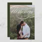 写真エレガントを数える恵み シーズンカード (正面/裏面)