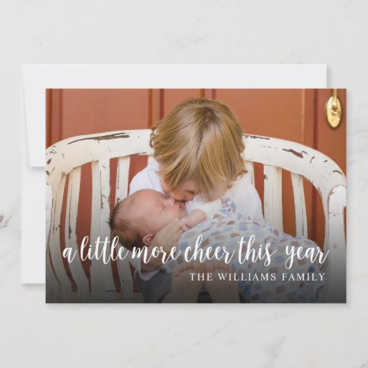 写真エレガントクリスマス誕生発表会 シーズンカード (正面)