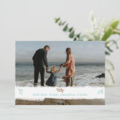 写真エレガントクリスマス シーズンカード (スタンド正面)