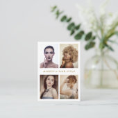 写真エレガントコラージュのメイクアップとヘアスタイル 名刺 (スタンド正面)