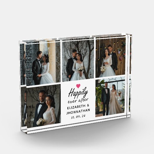 写真エレガントコラージュの後で楽しくスクリプトを作成 フォトブロック (左)