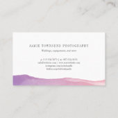 写真エレガントコラージュプロフェッショナル写真家 名刺 (裏面)