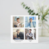 写真エレガントコラージュ卒業パーティー 案内状 (スタンド正面)