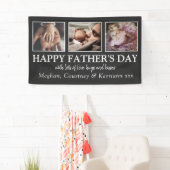 写真エレガントコラージュ父の日 横断幕 (インサイチュ)