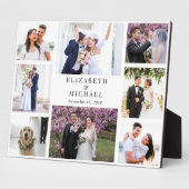 写真エレガントコラージュ結婚ズ フォトプラーク (側面)