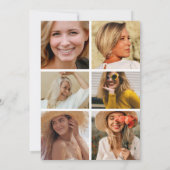 写真エレガントコラージュ記念 サンキューカード (裏面)