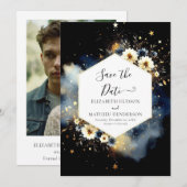 写真エレガントシナ結婚ス セーブザデート (正面/裏面)