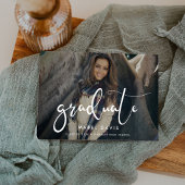 写真エレガントスタイリッシュ卒業パーティーの招待 案内状