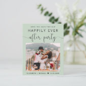 写真エレガントセージ結婚式レセプション日付の保存 (スタンド正面)