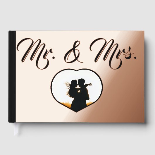 写真エレガントハート結婚 ゲストブック (正面)