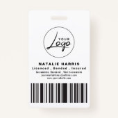 写真エレガントバラ金ゴールド公証人ローン業者 バッジ (裏面)