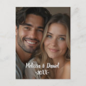 写真エレガントバレンタイン挨拶 シーズンポストカード (正面)