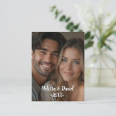 写真エレガントバレンタイン挨拶 シーズンポストカード (スタンド正面)