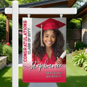 写真エレガントパーソナライズされたの卒業 横断幕