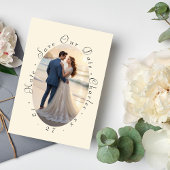 写真エレガントフレームQRコード 招待状