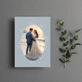 写真エレガントフレームQRコード 招待状