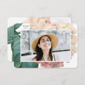 写真エレガントフローラ高等専門学校 サンキューカード (正面/裏面)