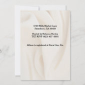 写真エレガントブライダルシャワー 招待状 (裏面)