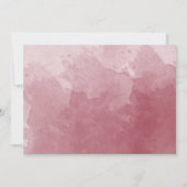 写真エレガントブルゴーニュ・モノグラ結婚ム セーブザデート (裏面)