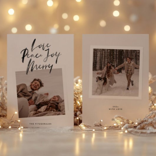 写真エレガントブース宗教的な愛の平和の喜び シーズンカード