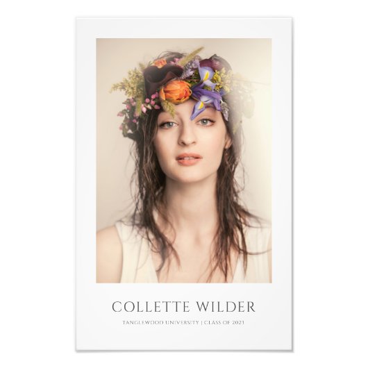 写真エレガントポートレート卒業2023 フォトプリント            (正面)