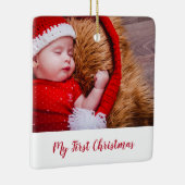 写真エレガントマイ初めてのクリスマスモダンベビー セラミックオーナメント (右)