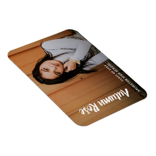 写真エレガントモダンの卒業 マグネット (右側)