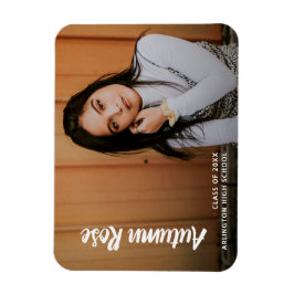 写真エレガントモダンの卒業 マグネット