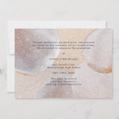 写真エレガントモダンの卒業 案内状 (裏面)