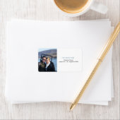 写真エレガントモダンの結婚住所 シール (インサイチュ)