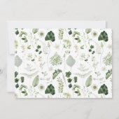 写真エレガントモダンクリスマス愛の家族 案内状 (裏面)