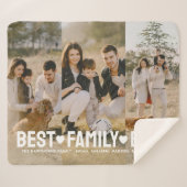 写真エレガントモダンフ最高のァミリ シェルパブランケット (正面(横))