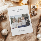 写真エレガントモダンメリー・クリスマス シーズンカード