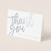 写真エレガントモダン生発表 箔カード (正面)