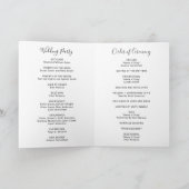 写真エレガントモダン結婚の プログラム (内部)