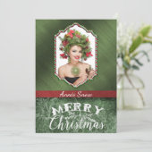 写真エレガントユニーククリスマスカード シーズンカード (スタンド正面)