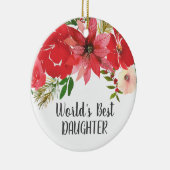 写真エレガントワールドの最高の娘 セラミックオーナメント (右)