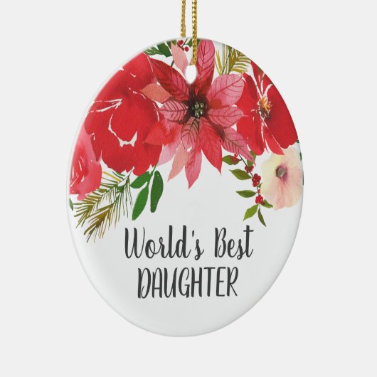 写真エレガントワールドの最高の娘 セラミックオーナメント (右)