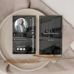 写真エレガント不動産仲介業者プロフェッショナル実在不動産 名刺