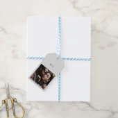 写真エレガント付きミニマ結婚リストの贈り物ラベル ギフトタグ (より糸付き)