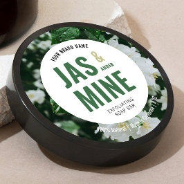 写真エレガント付きモダンスクラブソープロションラベル ラウンドシール