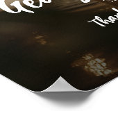 写真エレガント付き婚約パーティウェルカムサイン ポスター (角)