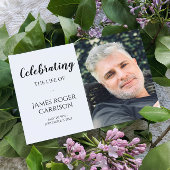 写真エレガント付ライフ祈りの言葉カードのお祝い エンクロージャーカード