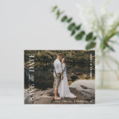 写真エレガント保存日はがき ポストカード (スタンド正面)