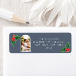 写真エレガント冬の緑 ラベル