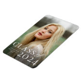 写真エレガント卒業発表の入力 マグネット (左側)