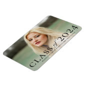 写真エレガント卒業発表の入力 マグネット (左側)